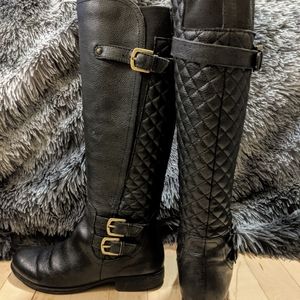 Naturalizer quilted genuine leather riding boots